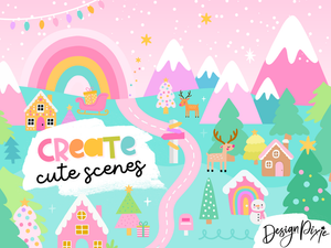 Playful Christmas SVG Clipart
