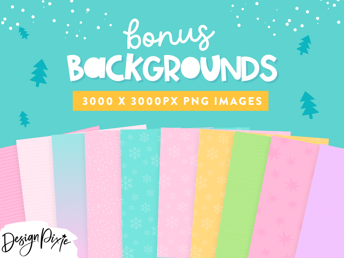 Playful Christmas SVG Clipart