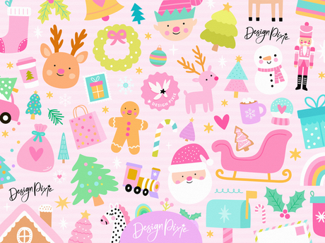 Playful Christmas SVG Clipart