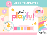 Rainbow Logo Design Template