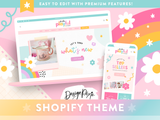 Playful Rainbow Shopify Theme by Design Pixie