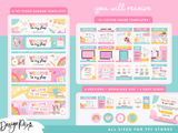 Playful TPT Store Banner Templates