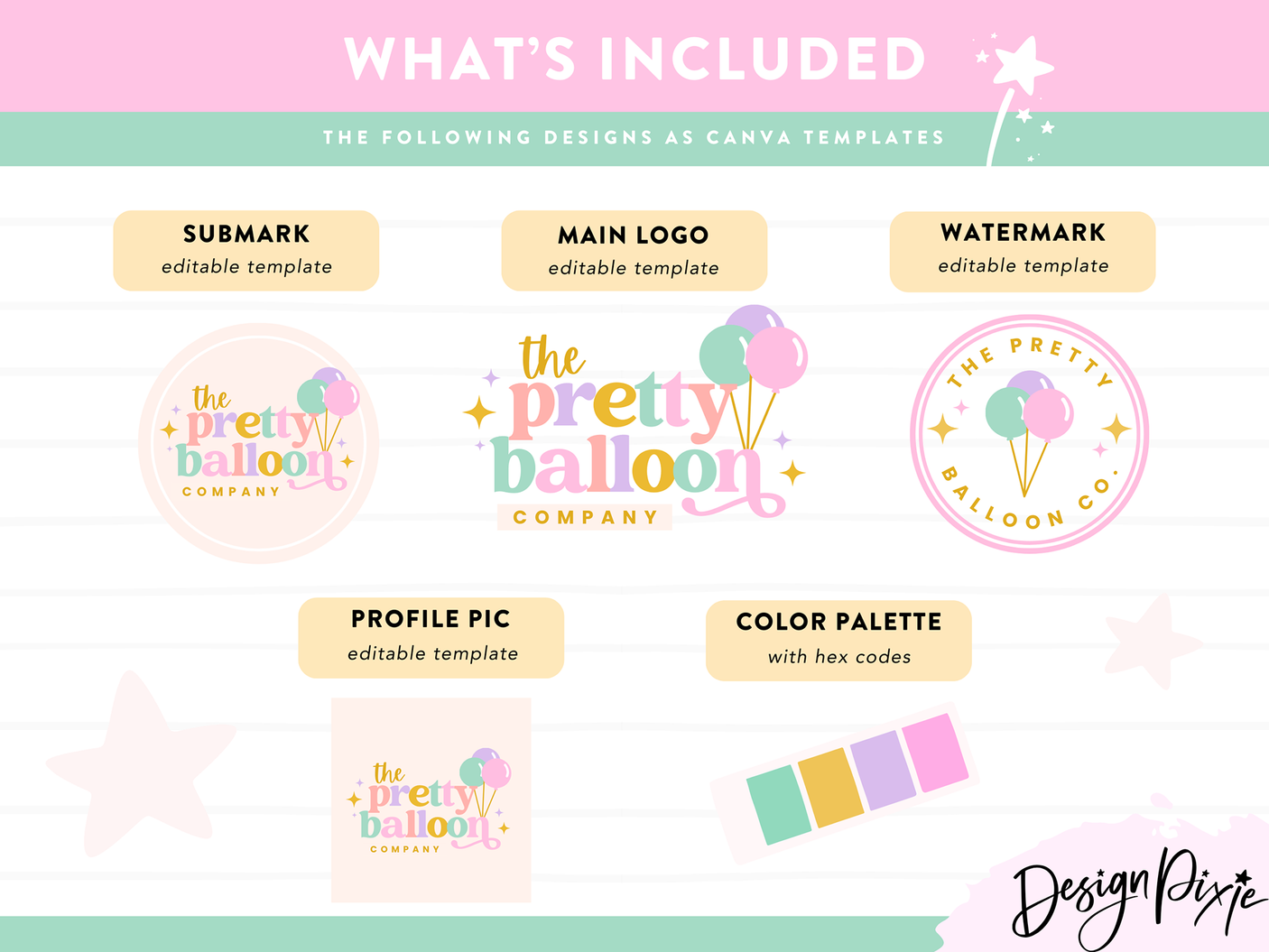 Pretty Balloon Logo Design