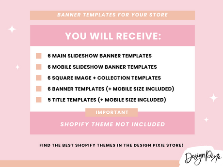 Pretty Boho Shopify Banner Templates