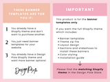 Pretty Boho Shopify Banner Templates