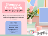 Bright Creative Workspace Mockup