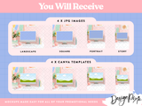 Bright Creative Workspace Mockup