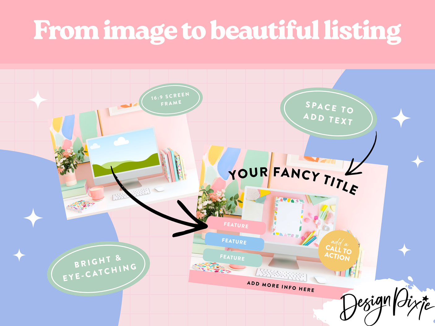 Bright Creative Workspace Mockup