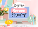 Bright Creative Workspace Mockup