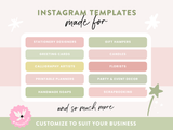 Pretty Feminine Instagram Templates