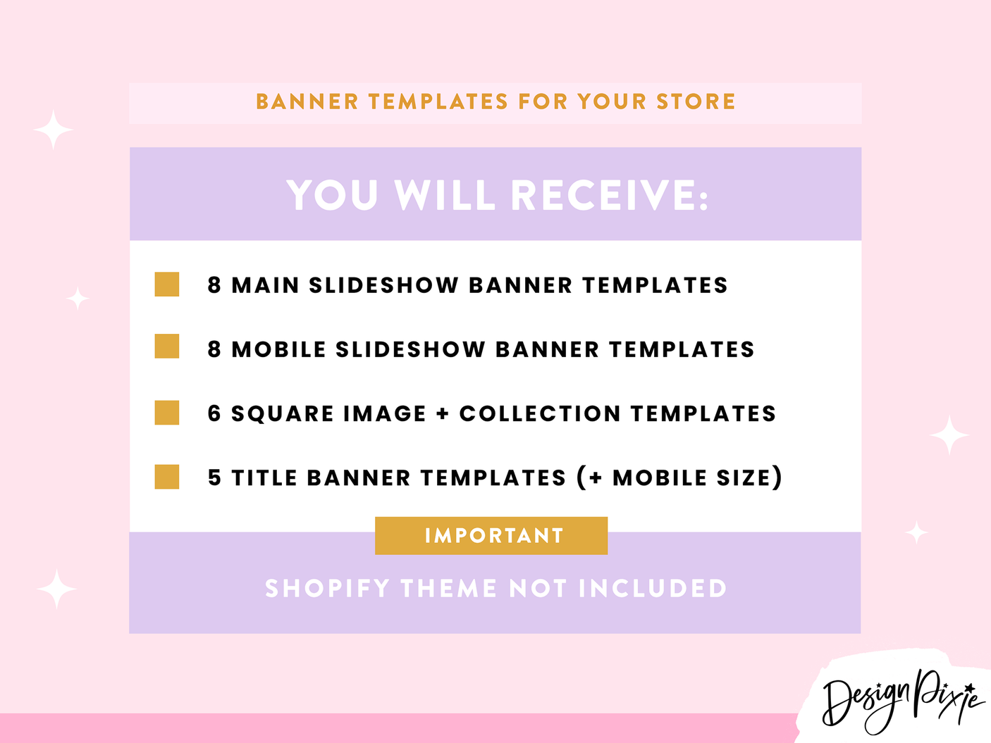 Fairytale Christmas Shop Banner Templates