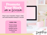 Pastel iMac Mockup