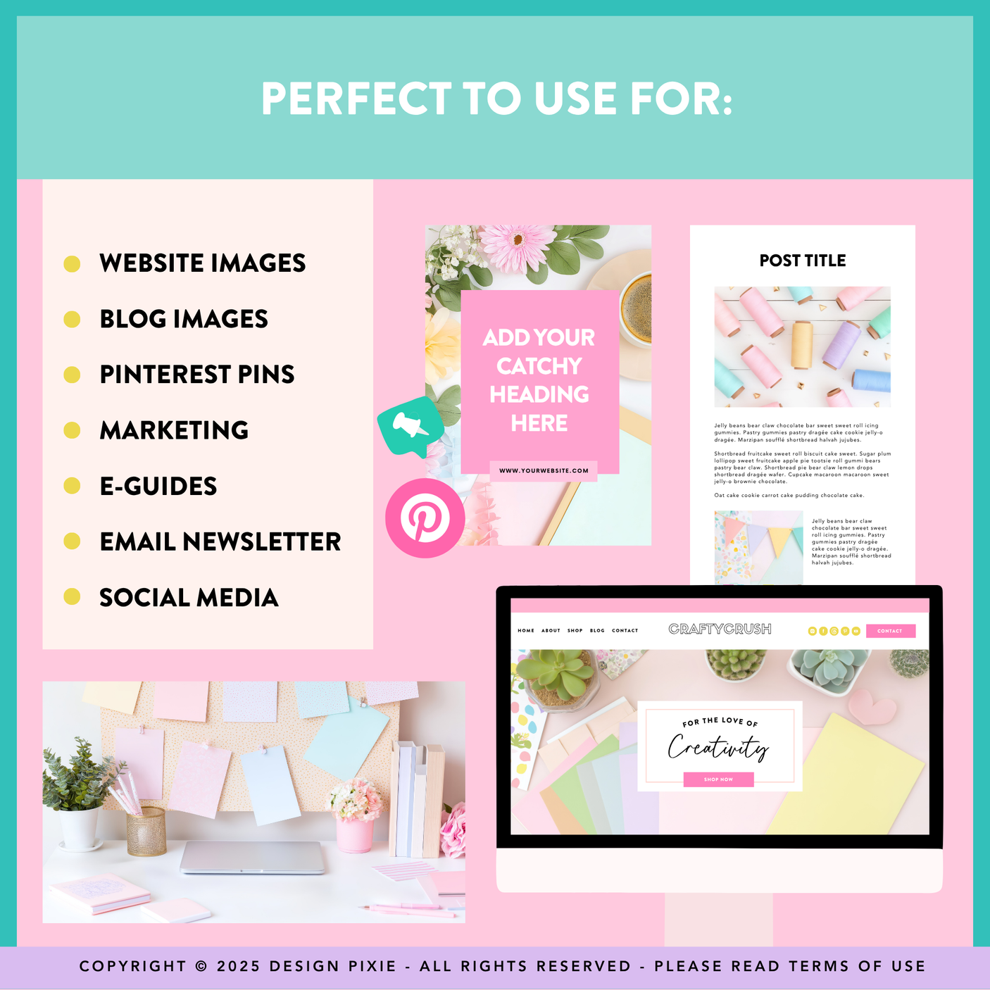 Pastel Rainbow Stock Photos