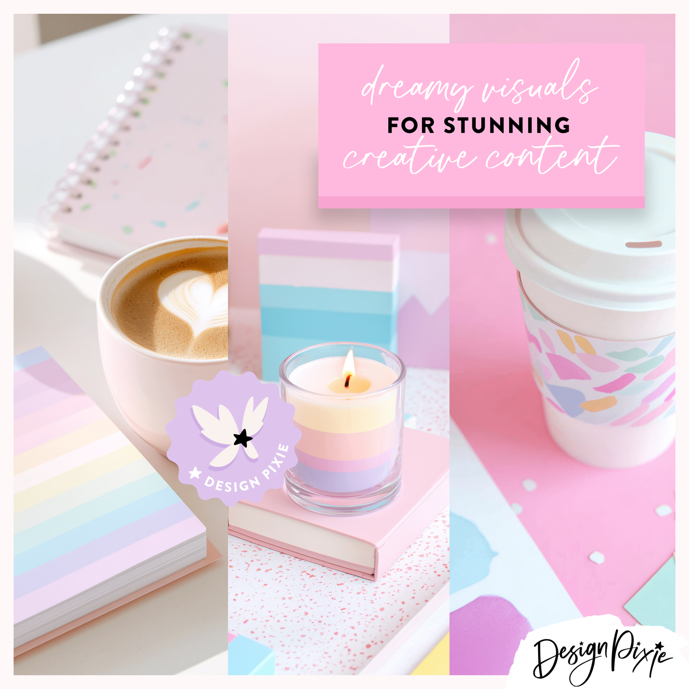 Pastel Rainbow Stock Photos