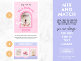 Girly Pink Email Marketing Templates