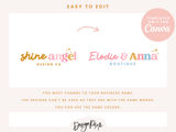 Shine Angel Logo Template - Design Pixie