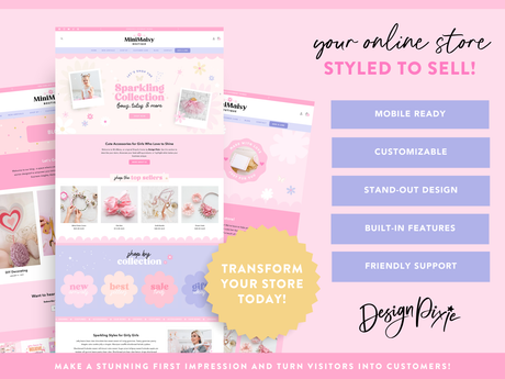 Girly Pink Boutique Shopify Theme