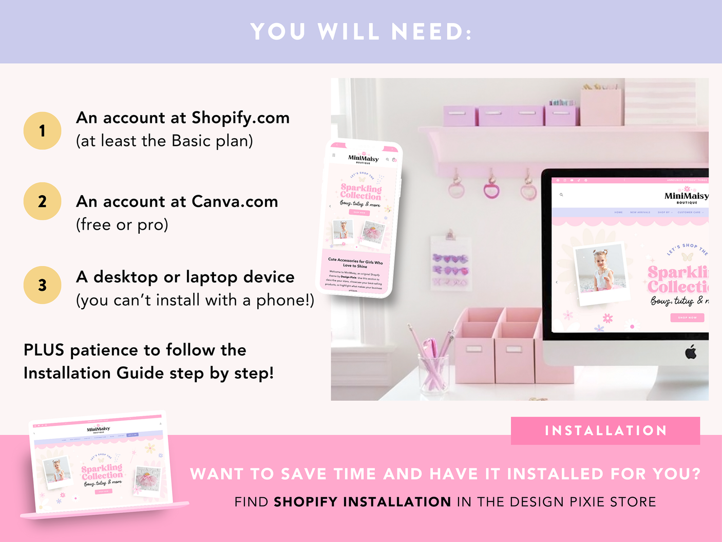 Girly Pink Boutique Shopify Theme