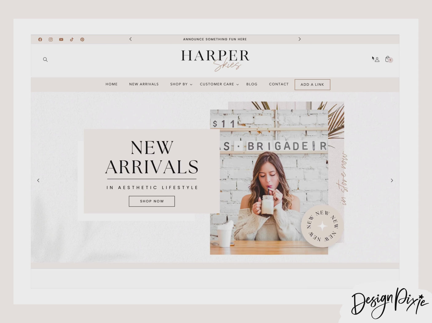 Harper Skies Shopify Theme