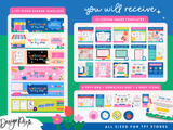 Primary Colors TPT Shop Kit