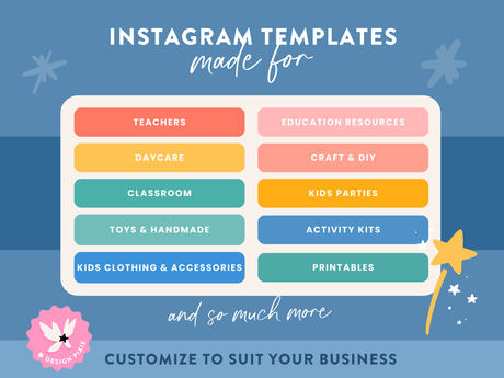 Bright Kids Instagram Templates Canva