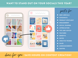 Bright Kids Instagram Templates Canva