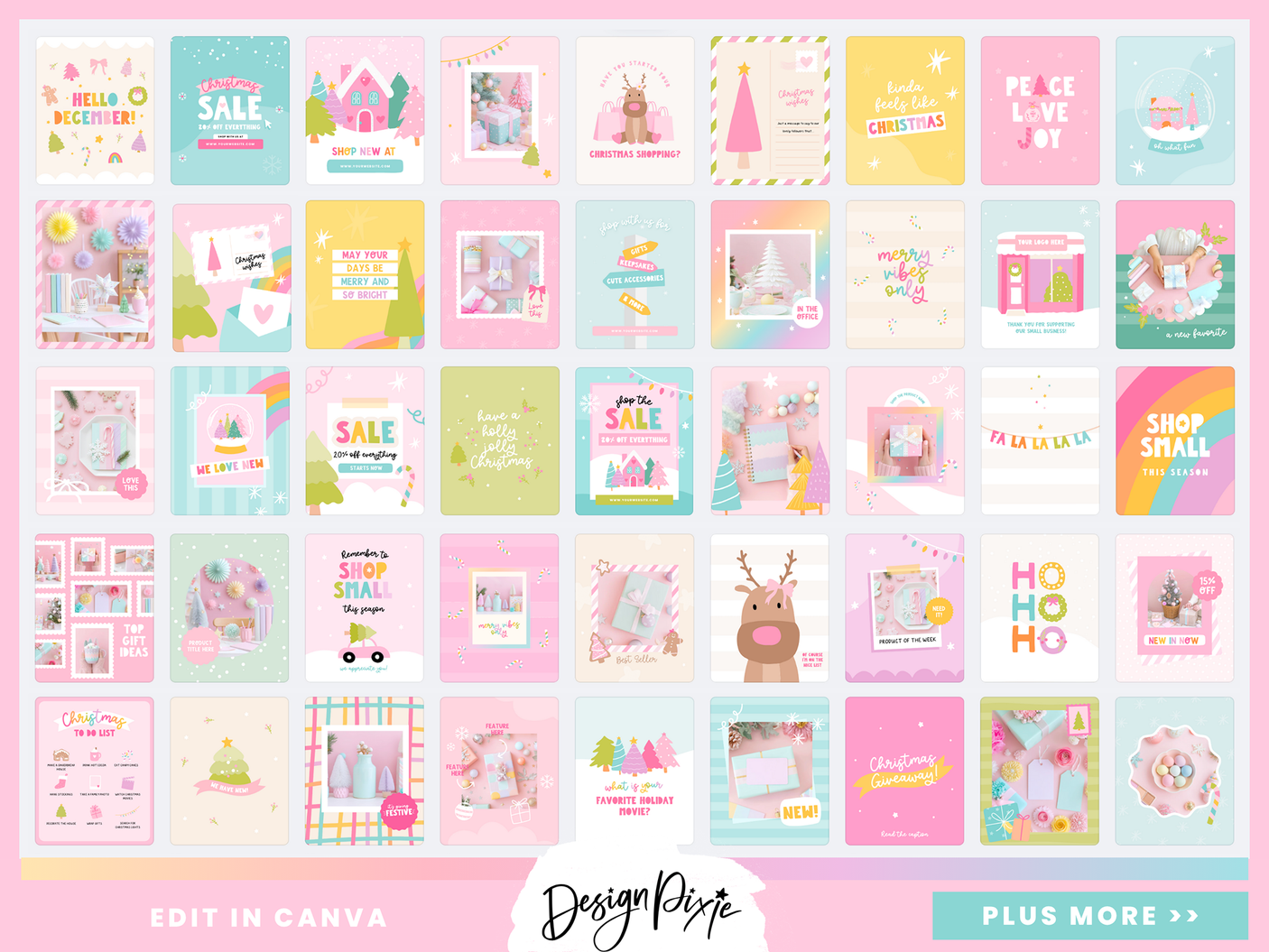 Playful Christmas Instagram Bundle