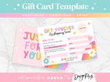 Gift Voucher Template - Playful - Design Pixie