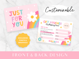 Gift Voucher Template - Playful - Design Pixie