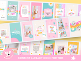 Rainbow Journal Instagram Post Templates