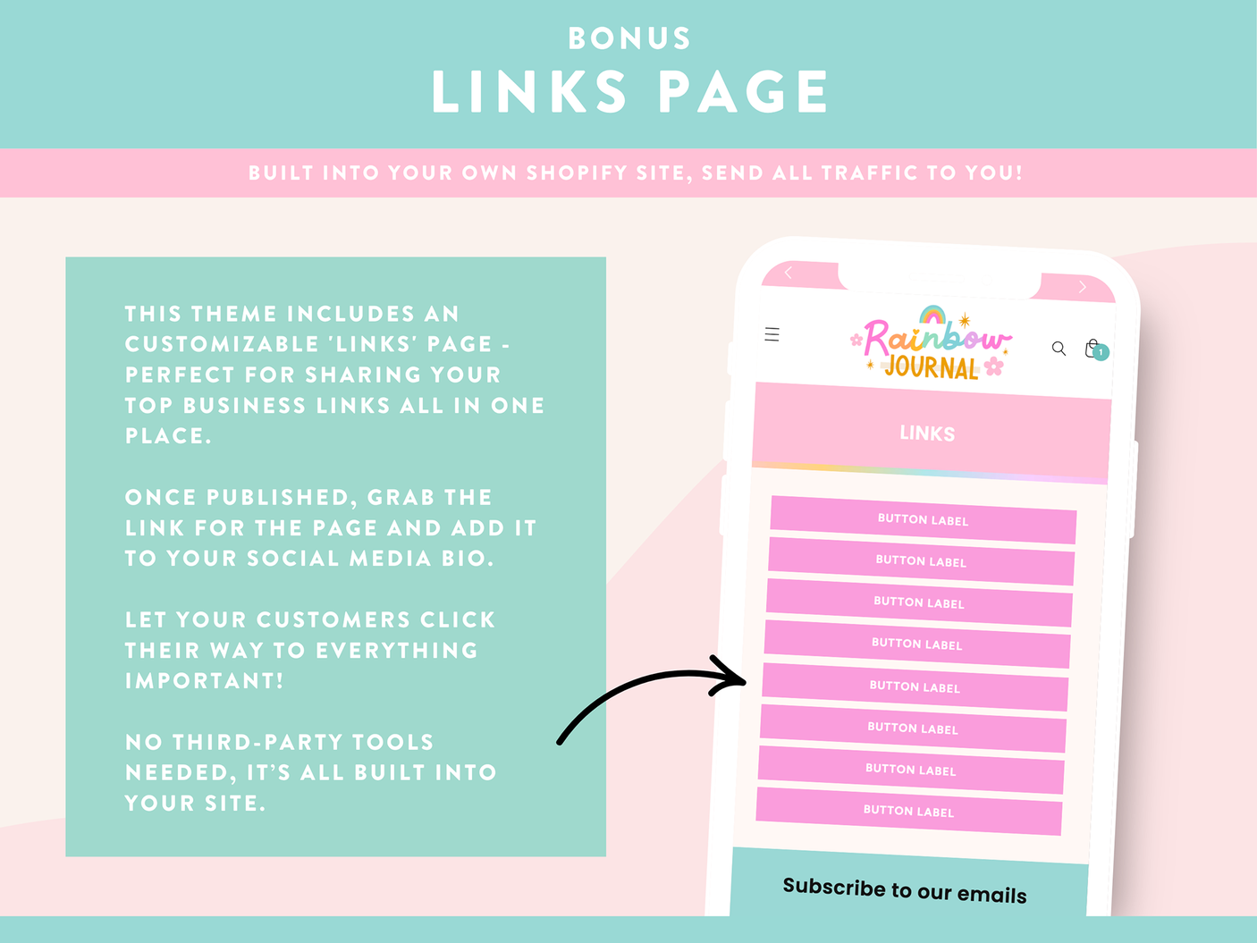 Rainbow Journal Shopify Theme