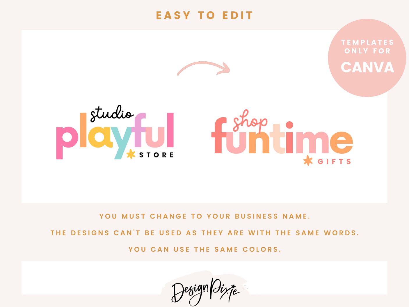 Rainbow Logo Design Template - Design Pixie