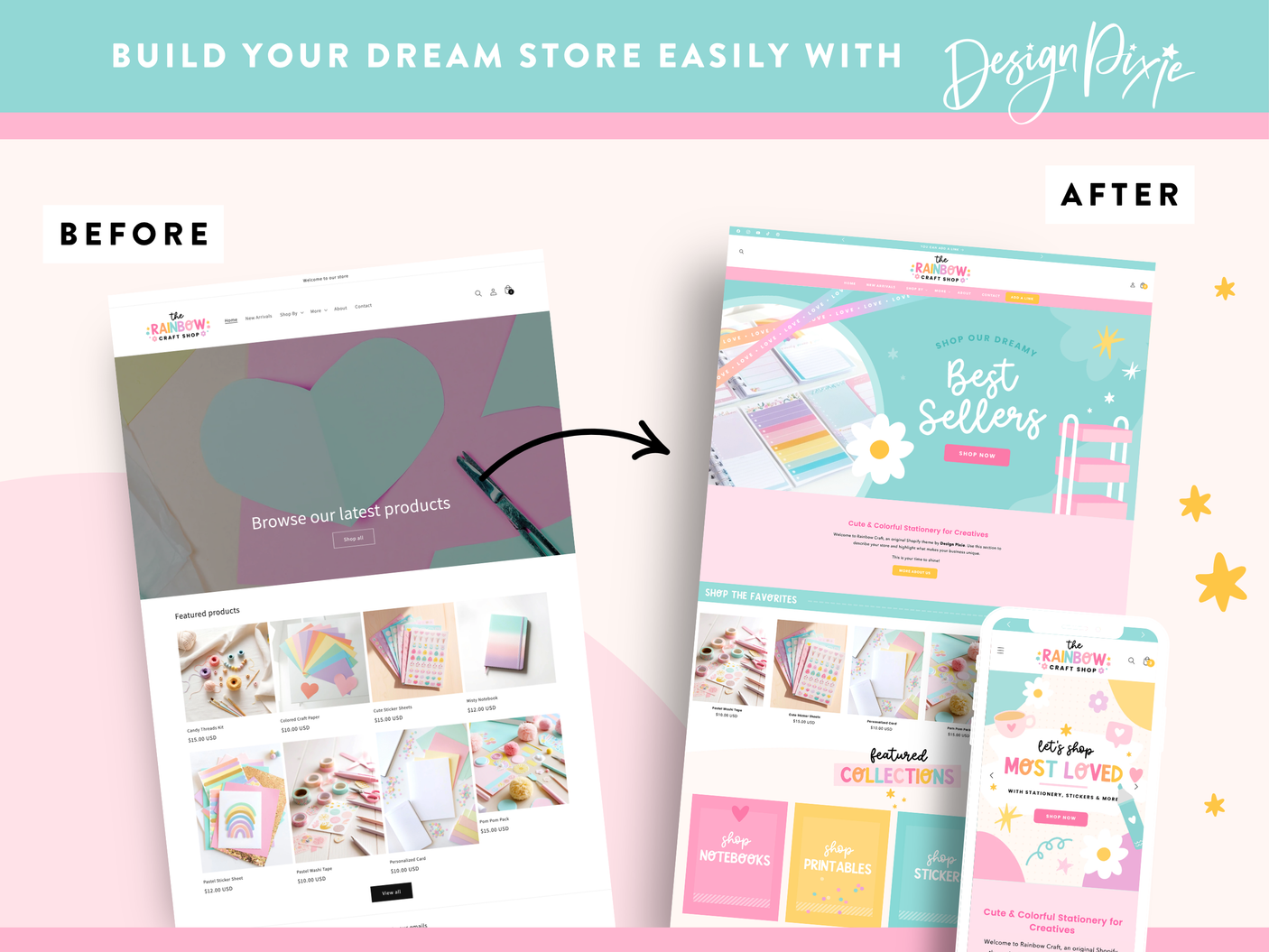 Rainbow Craft Shopify Theme