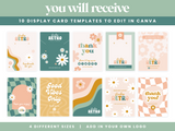 Retro Display Card Templates - Design Pixie