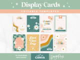 Retro Display Card Templates - Design Pixie