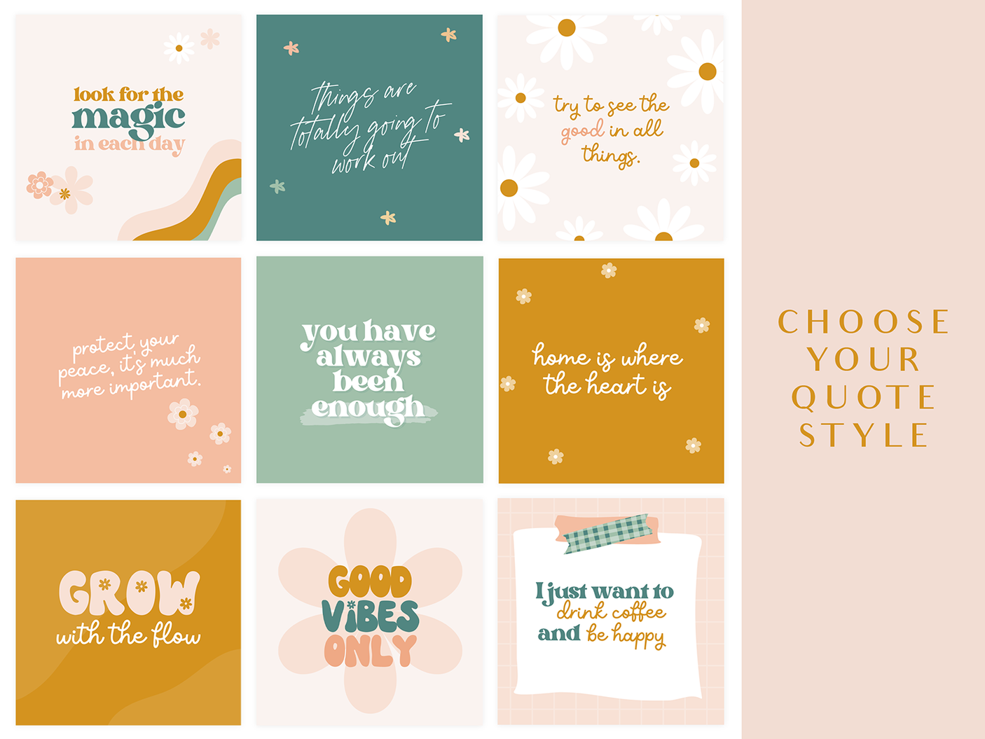 Studio Retro Instagram Post Templates - Design Pixie