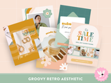 Groovy Retro Instagram Templates