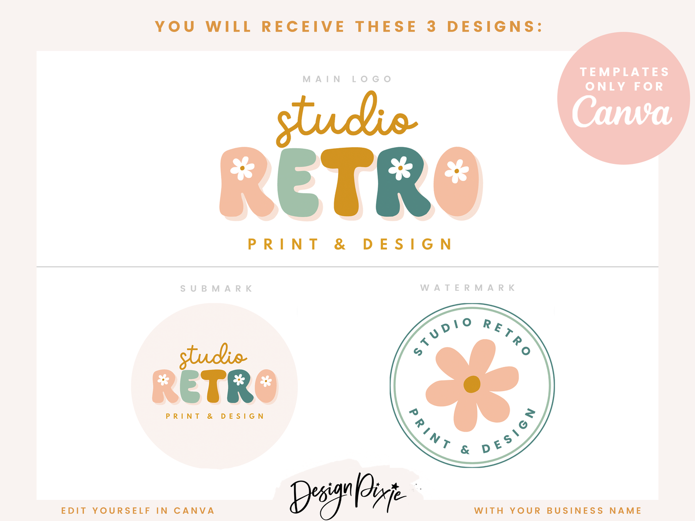 Retro Logo Design Template - Design Pixie