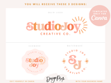 Studio Joy Logo Template - Design Pixie