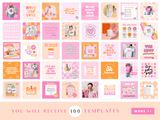 Sweet Threads Instagram Post Templates - Design Pixie