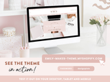 Rose Gold Pink Shopify Theme