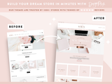 Rose Gold Pink Shopify Theme