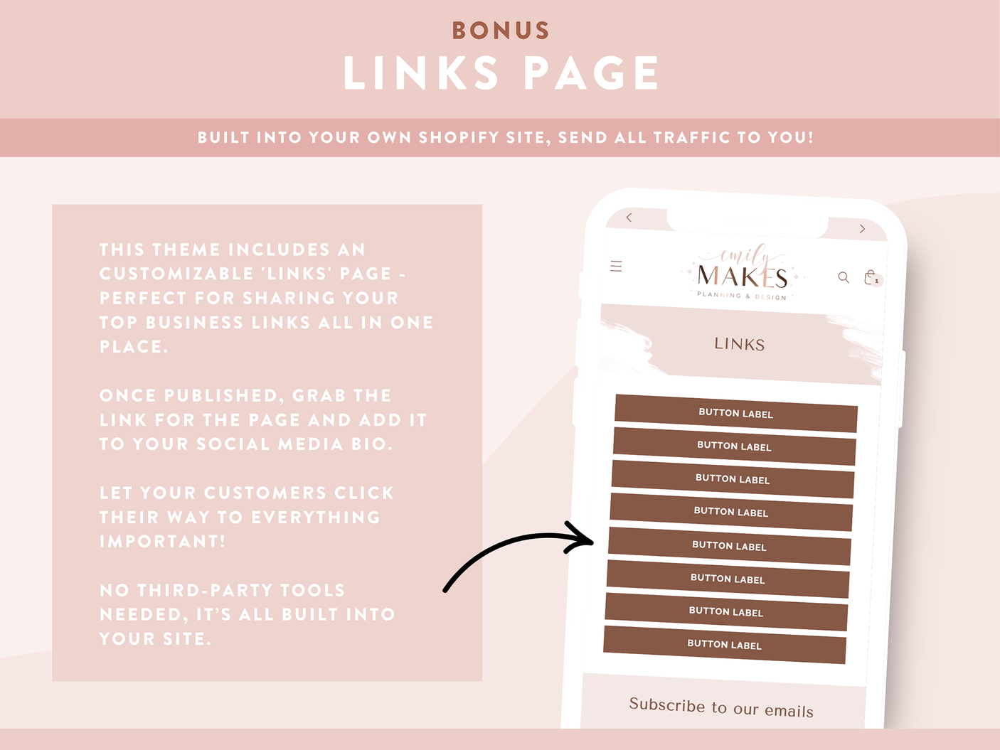 Rose Gold Pink Shopify Theme