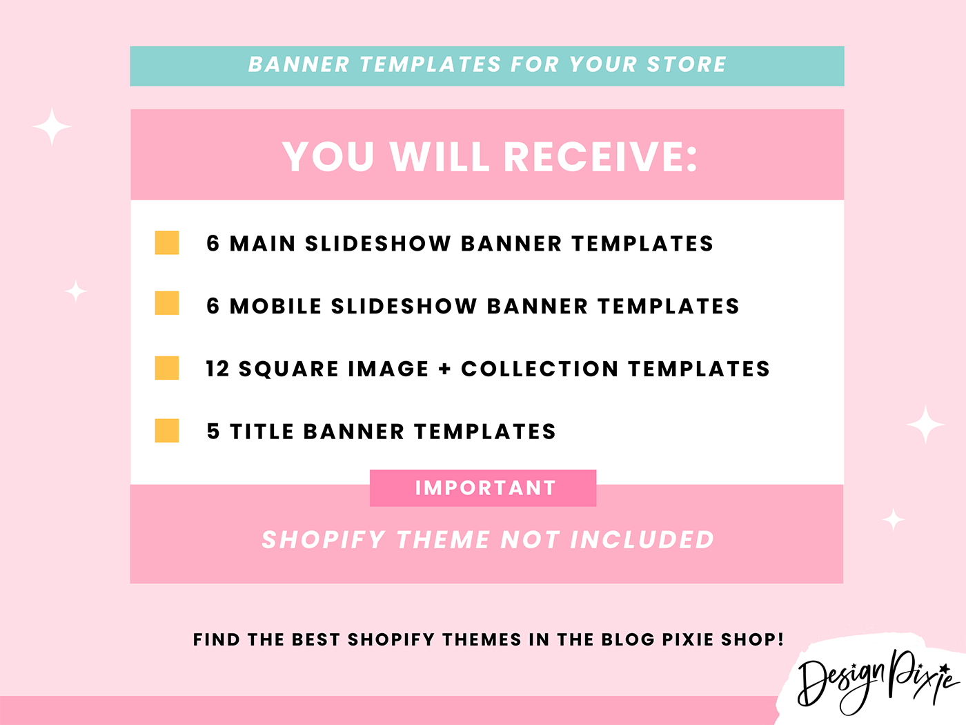 Playful Shopify Banner Templates - Design Pixie