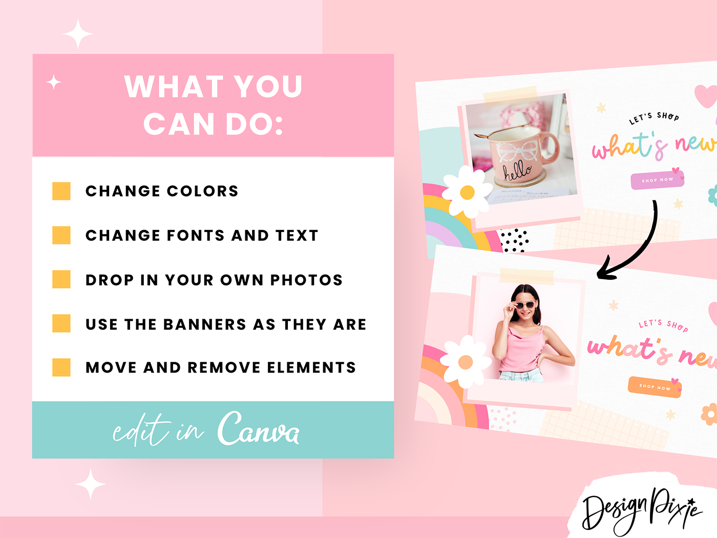 Playful Shopify Banner Templates - Design Pixie