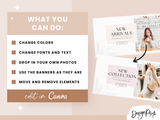 Harper Skies Shopify Banner Templates - Design Pixie