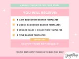 Magical Wishes Shopify Banner Templates - Design Pixie