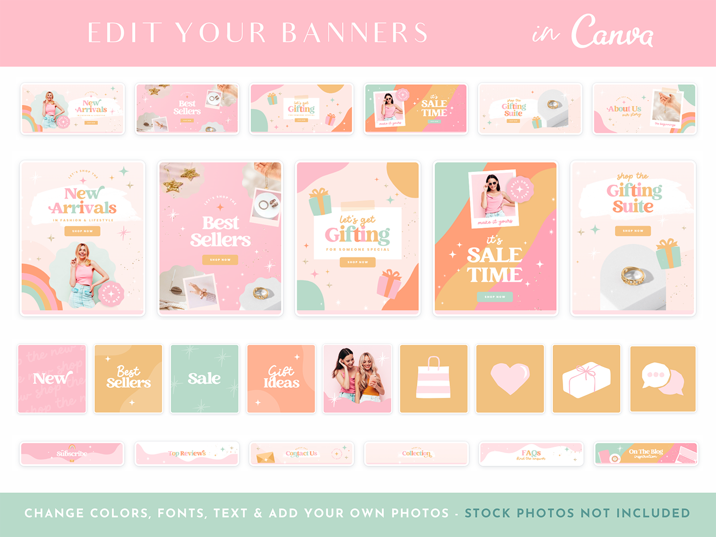 Magical Wishes Shopify Banner Templates - Design Pixie