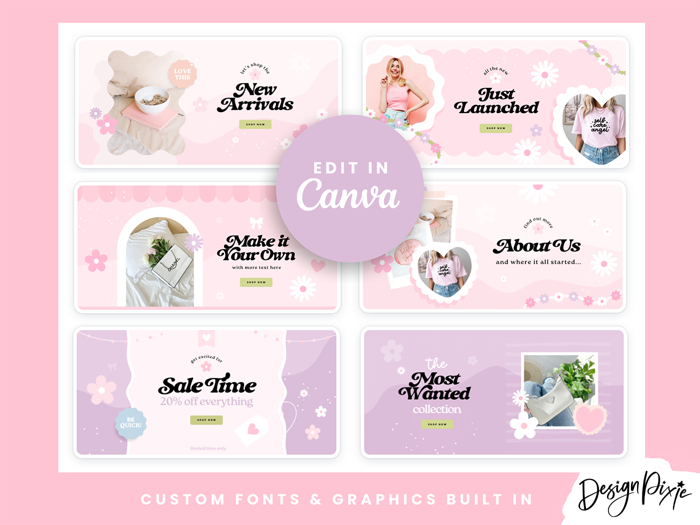 Kindness Era Shopify Banner Templates - Design Pixie