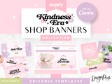 Kindness Era Shopify Banner Templates - Design Pixie